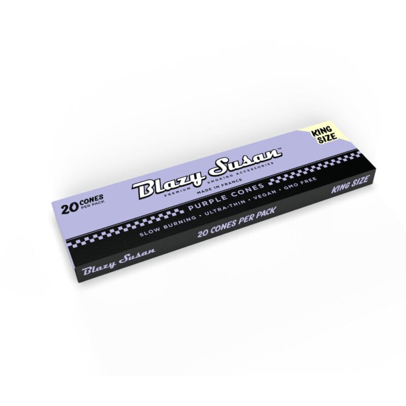 BLAZY SUSAN 20CT PURPLE CONES