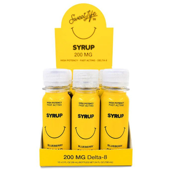 Sweet Life Syrup D8 THCO 200Mg Peachizzy