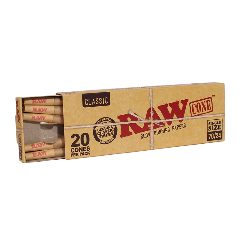 RAW Classic Cone Single Size 70/24 20Ct