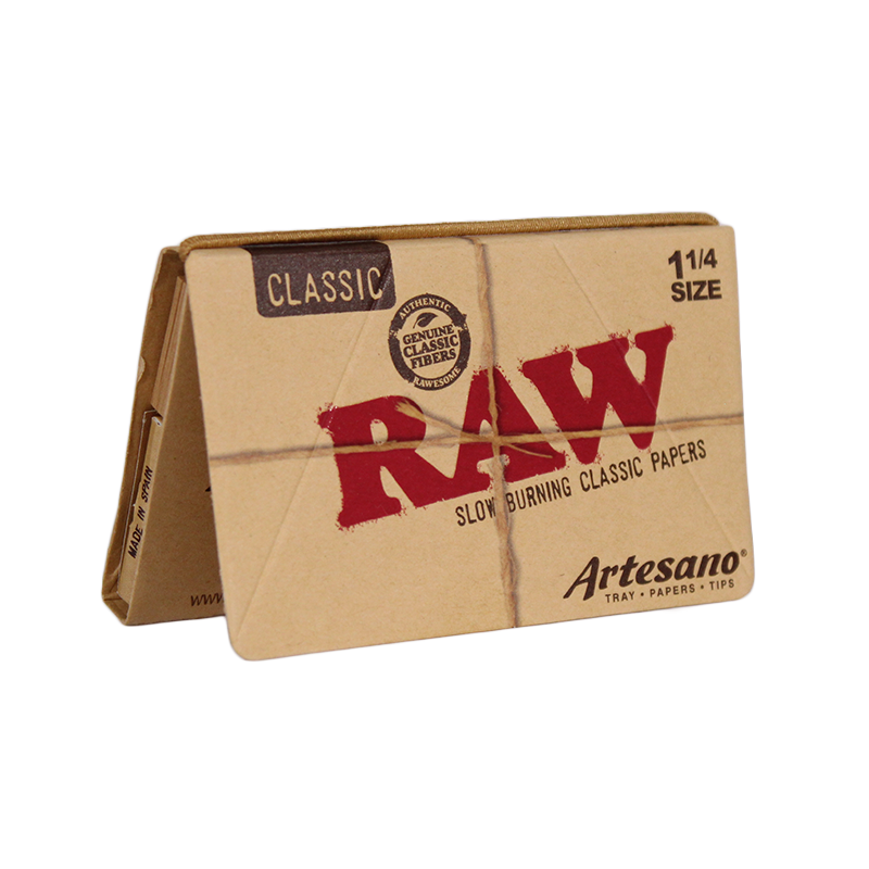 RAW Classic Artesano Rolling Paper W/ Tips
