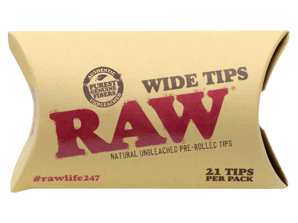 RAW PRE-ROLLED WIDE TIPS