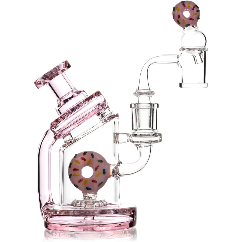 6" Colored Donut Rig Water Pipe Fm1520