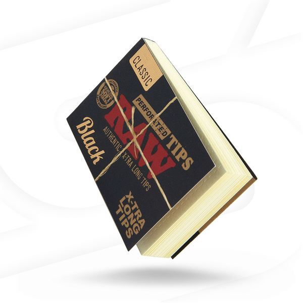 RAW BLACK XL PERFORATED TIPS