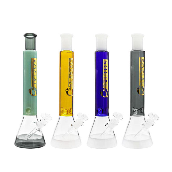 SOCIAL GLASS- 15" ATALANTA TUBE BEAKER (WP)