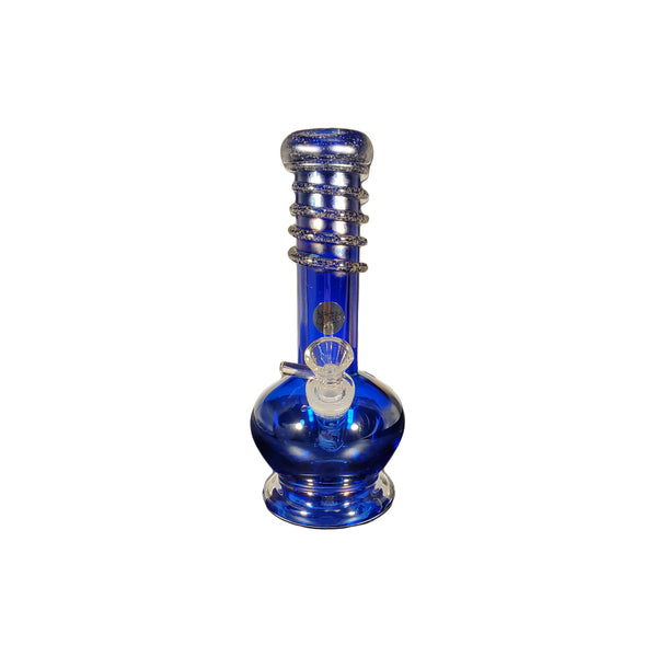 Twisted Sister Glassworks 6" Vase W/ Twisted Neck St10