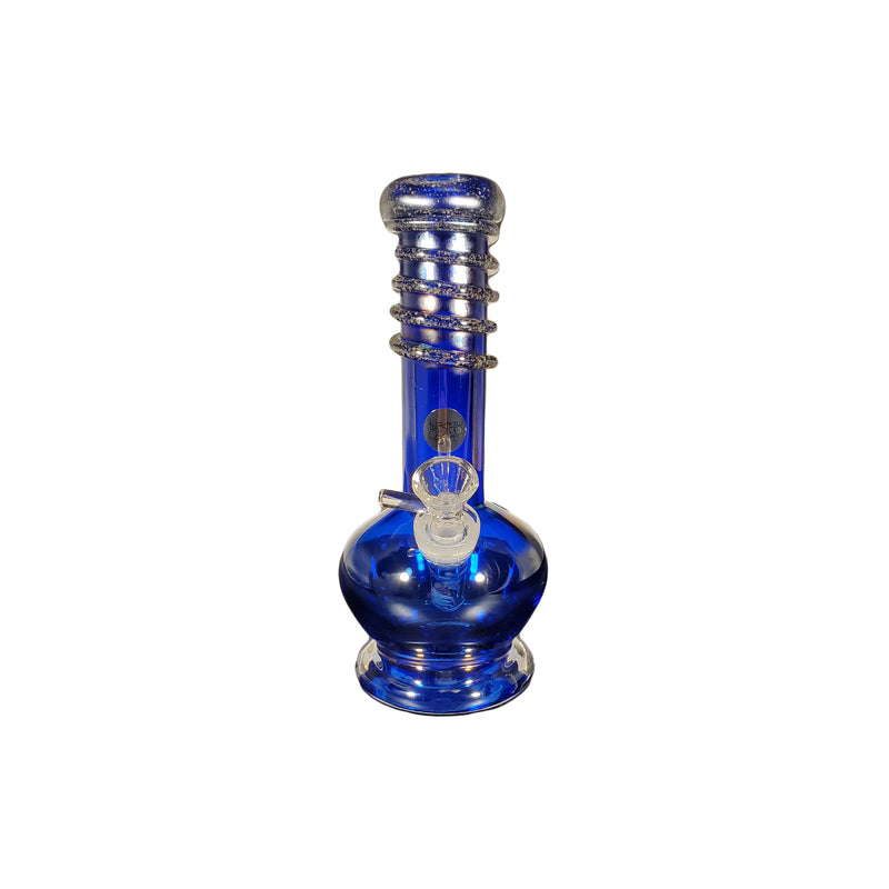 Twisted Sister Glassworks 6" Vase W/ Twisted Neck St10