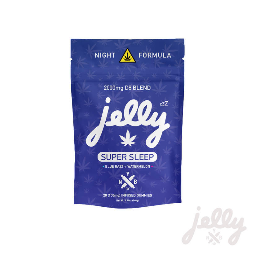 JELLY SUPER SLEEP D8+CBN (100MG X 20CT)