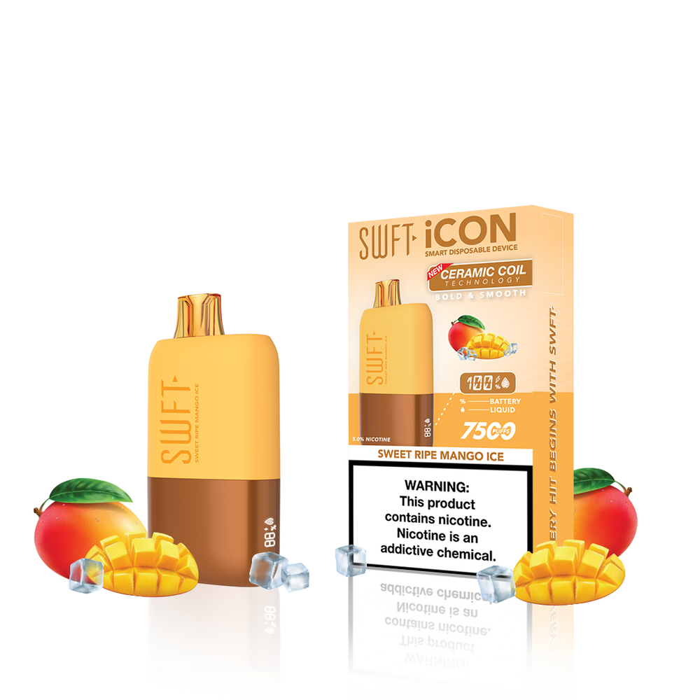 SWFT ICON 7500 Puffs Disposable - SWEET RIPE MANGO ICE