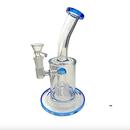 8" Bent Neck Matrix Perc Water Pipe