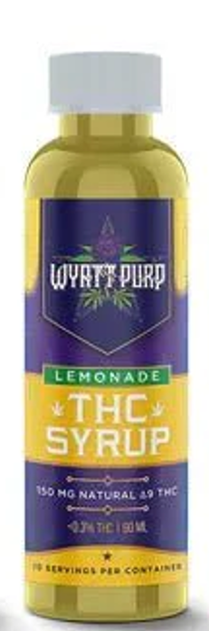 WYATT PURP DELTA 9 SYRUP 150MG NANO THC