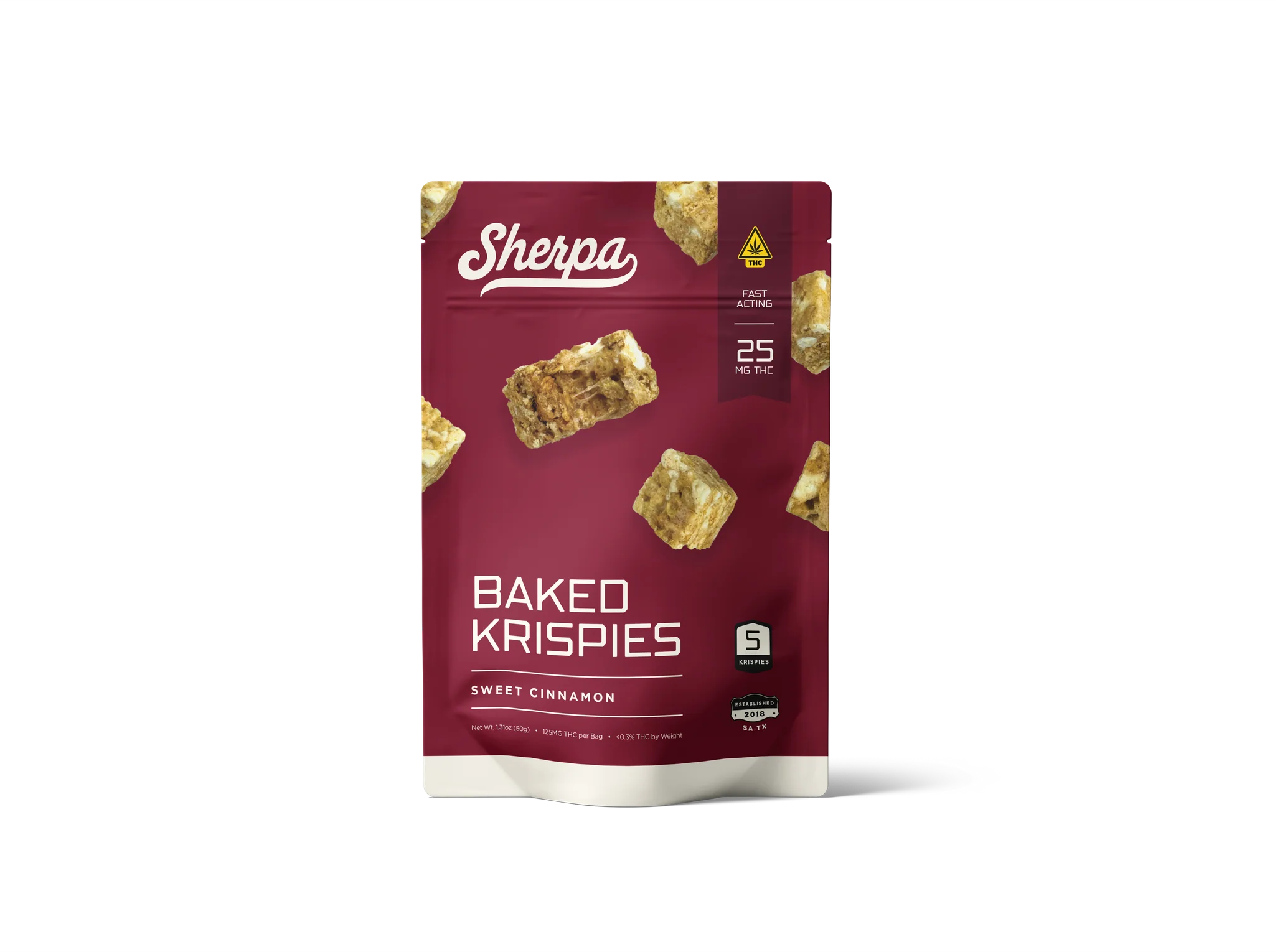 SHERPA BAKED KRISPES 25MG (5CT)