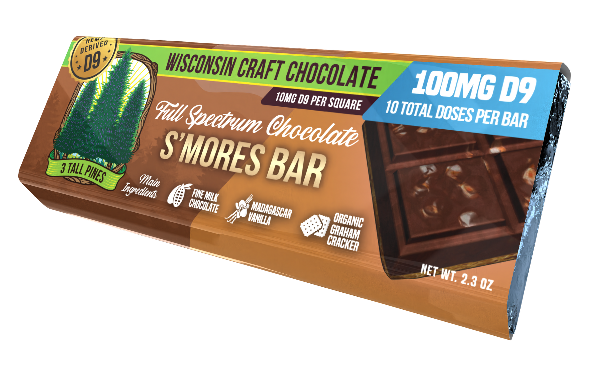 Cannabar Delta 9 Chocolate Bar 100Mg Delicious Potent And Smooth