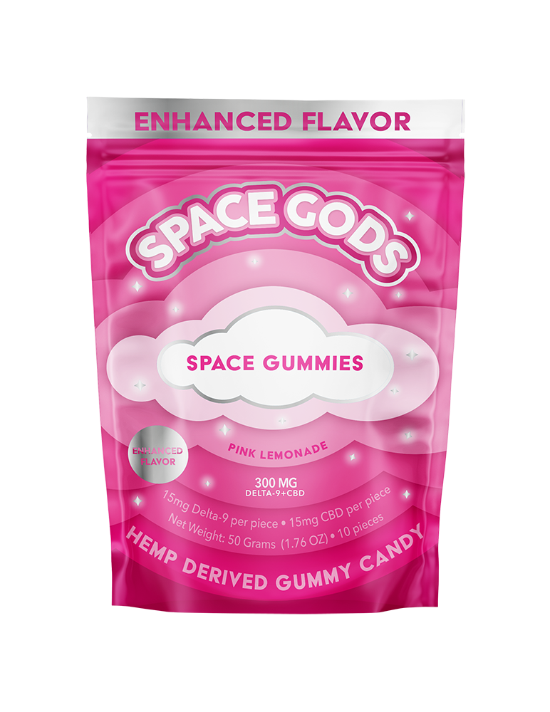 SPACE GODS 1:1 D9+CBD 30MG GUMMIES (10CT)