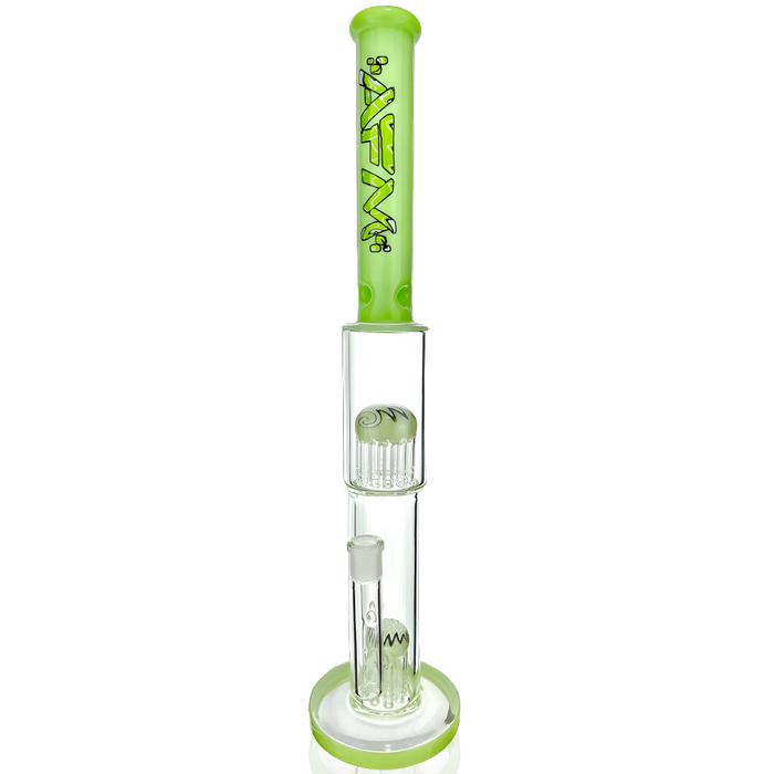 AFM Glass 19" Reversal Straight Green Slime