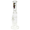 16" Double Honeycomb Perc Straight Water Pipe “ Ultra-Smooth Filtration