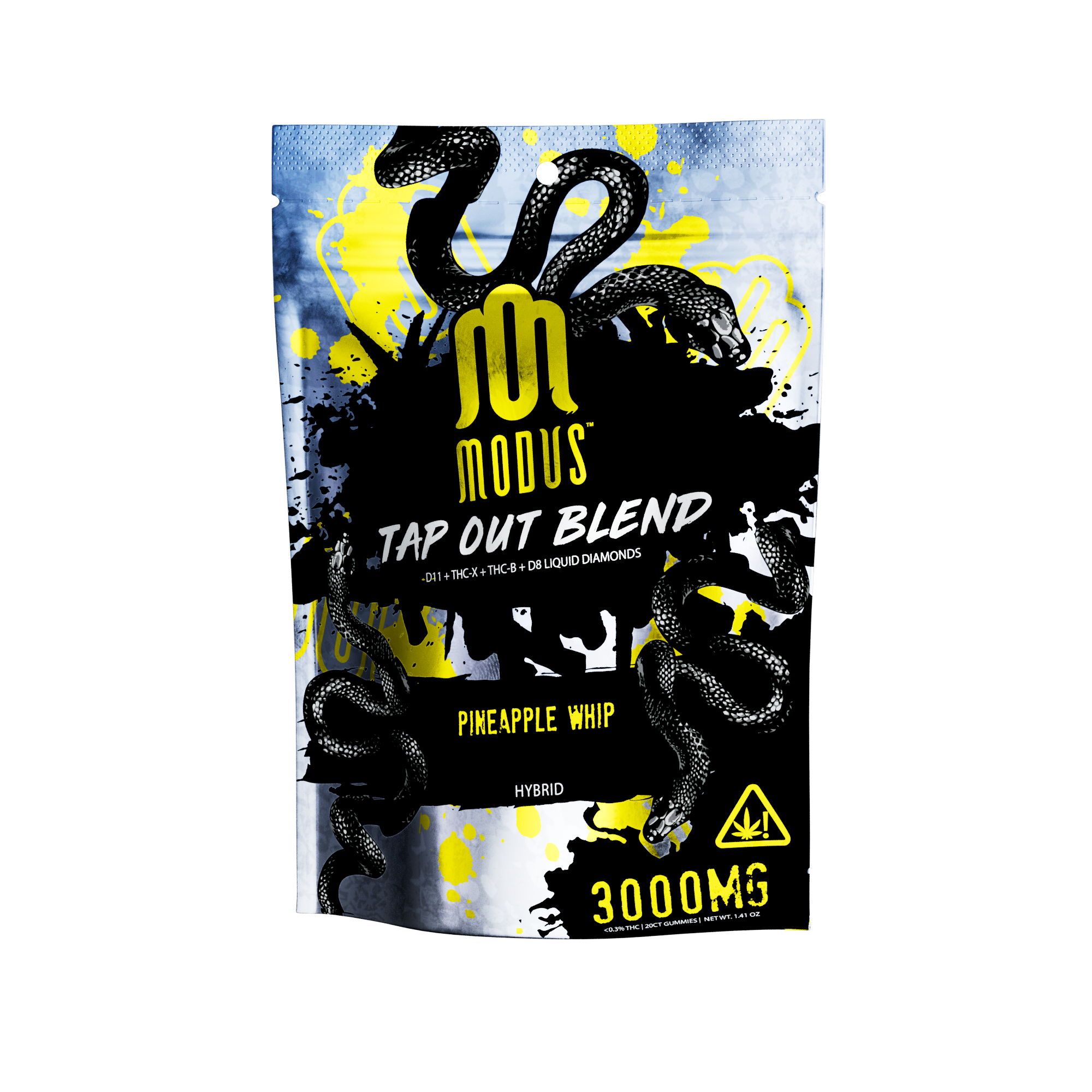 Modus Tap Out Blend 3.0 THCA D11 D8 Liquid Diamonds Gummies