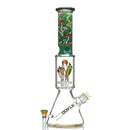 Tattoo Glass 8" Sand Blasted Mushroom Perc