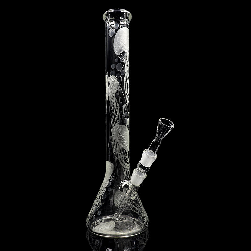 Clover Glass 10" Slim Disc And Jellyfish