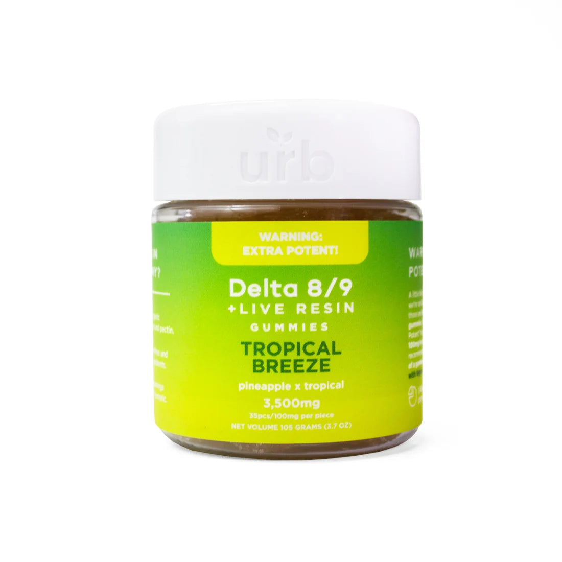 URB D8/D9 LIVE RESIN 3500MG GUMMIES