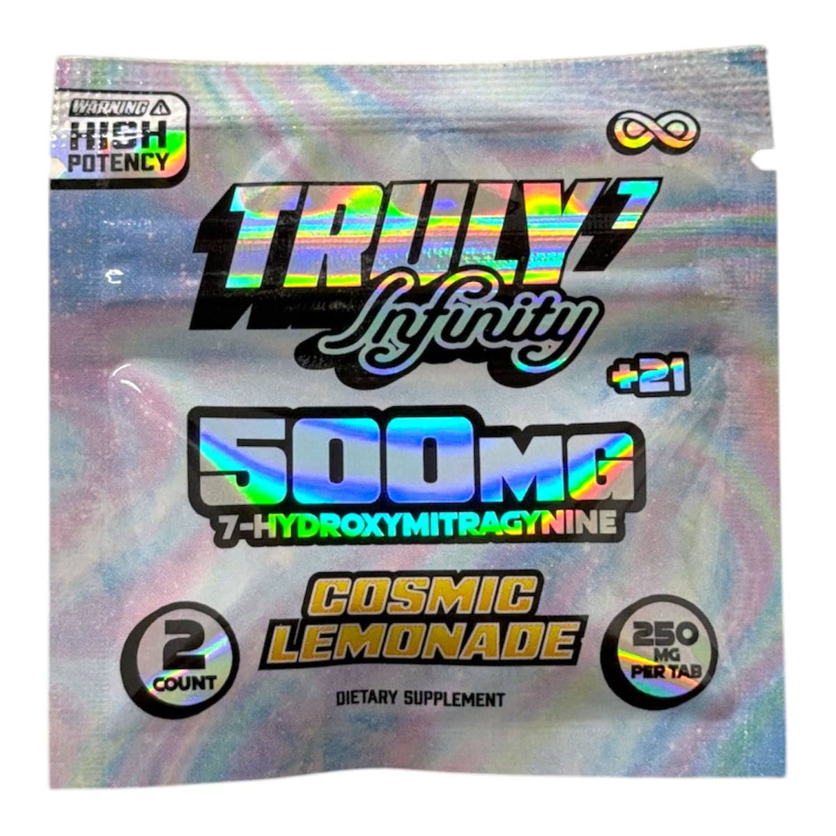 TRULY 7 HYDROXY INFINITY 500MG (2CT)
