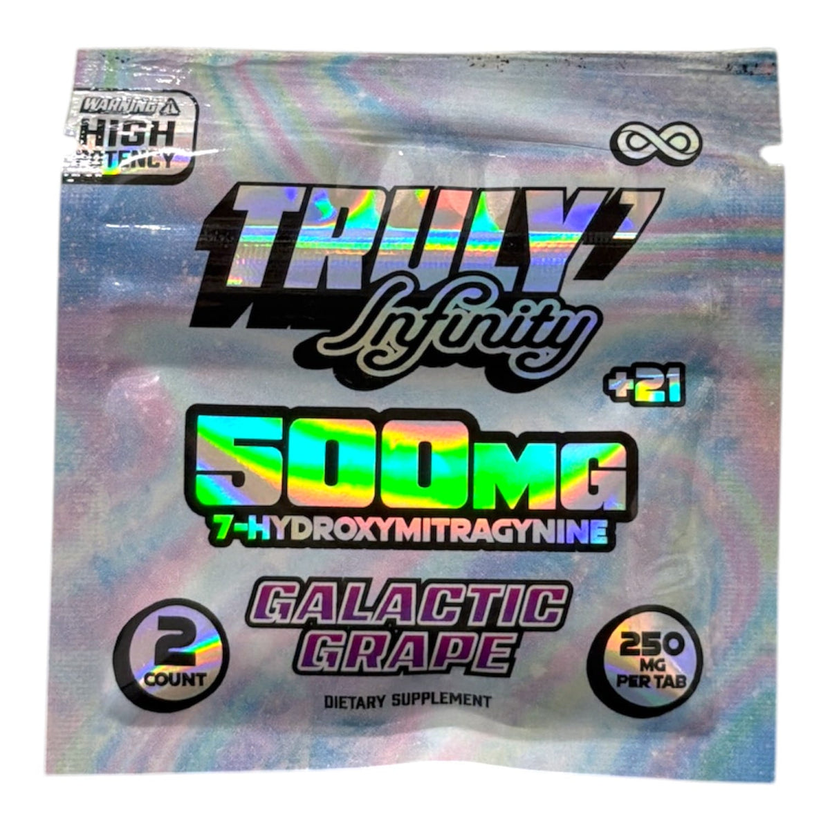 TRULY 7 HYDROXY INFINITY 500MG (2CT)