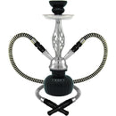 Premium Swirl Hookah (2 Hose, Black)