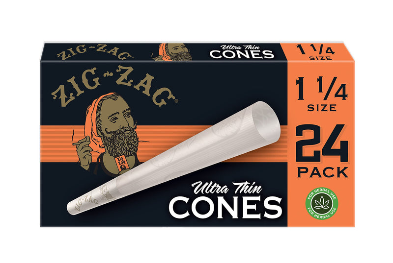 Zig-Zag 1 1/4 Cones - 24 Pack