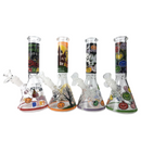 7" Halloween Soft Glass Beaker Water Pipe