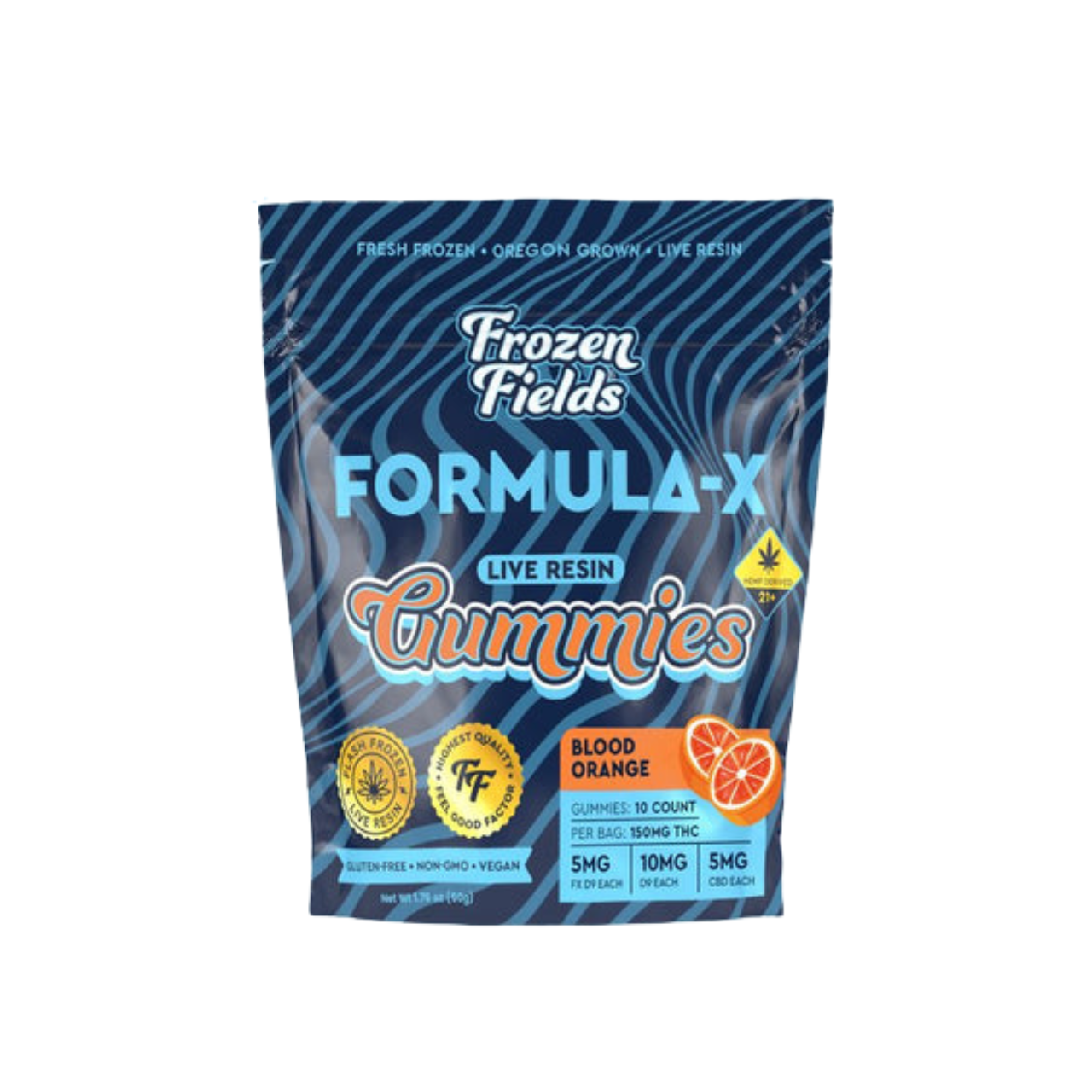 Frozen Fields Formula X Live Resin Gummies 10Ct