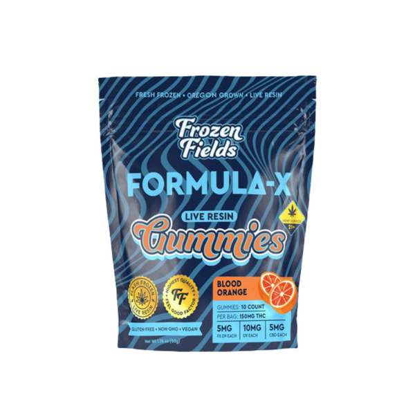 Frozen Fields Formula X Live Resin Gummies 10Ct