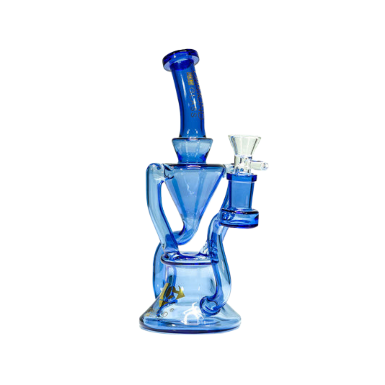 Diamond Glass 7" Drain Recycler (Teal)