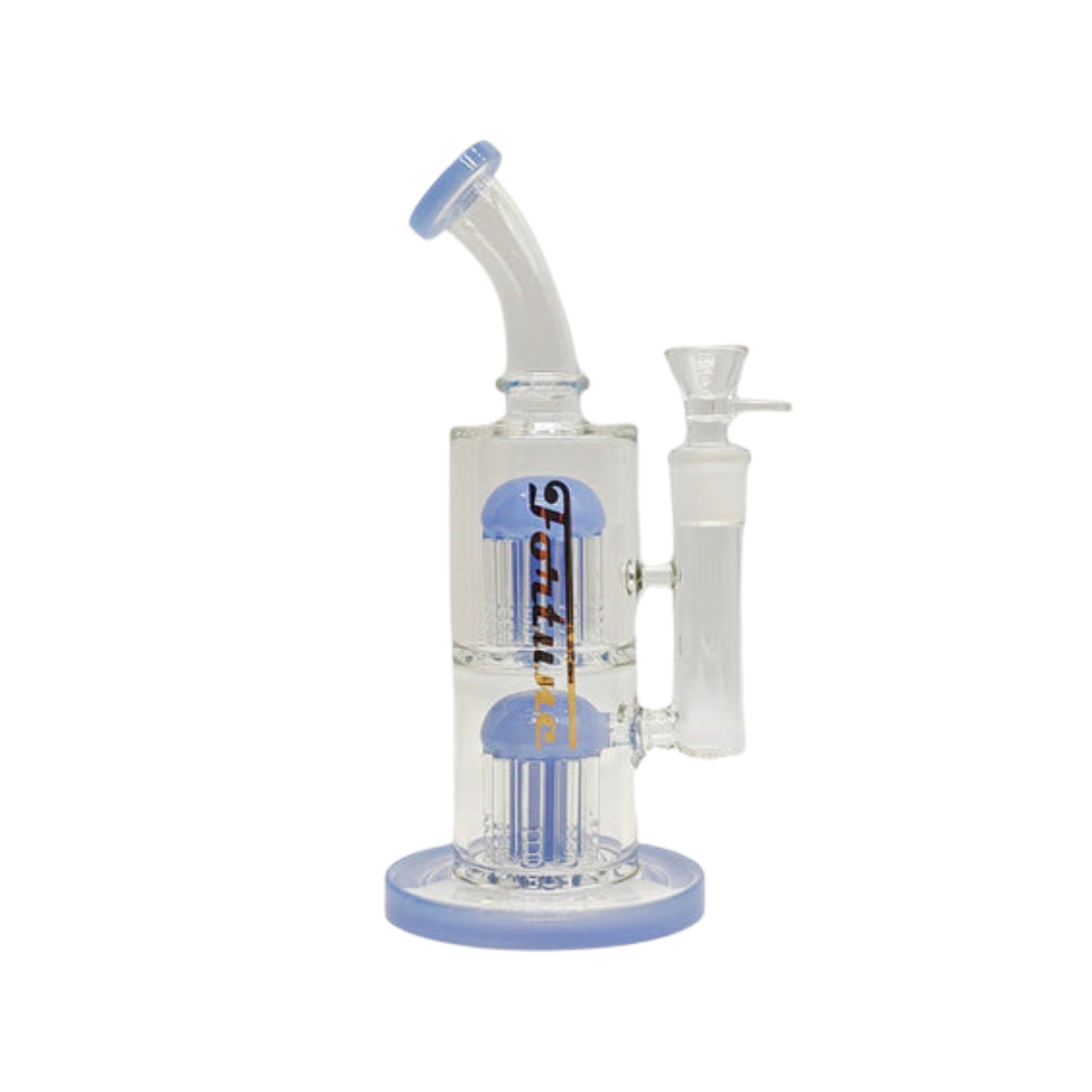 On Point Glass 10" Double Fused Tree Perc Water Pipe