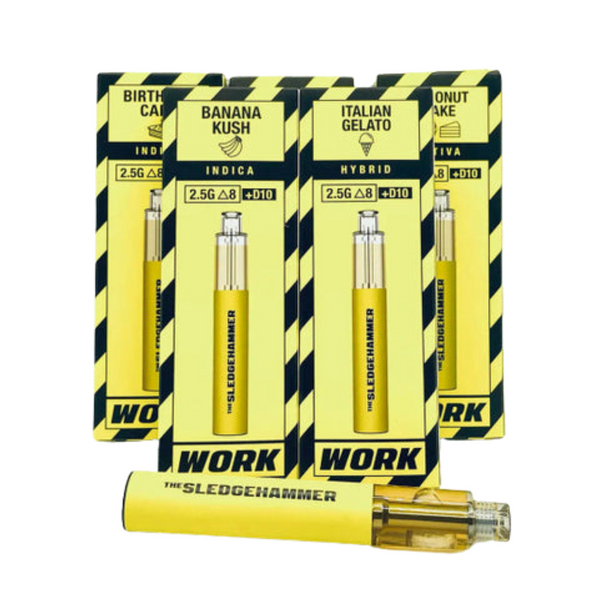 Work The Sledgehammer HHC/D8/D10 Disposable