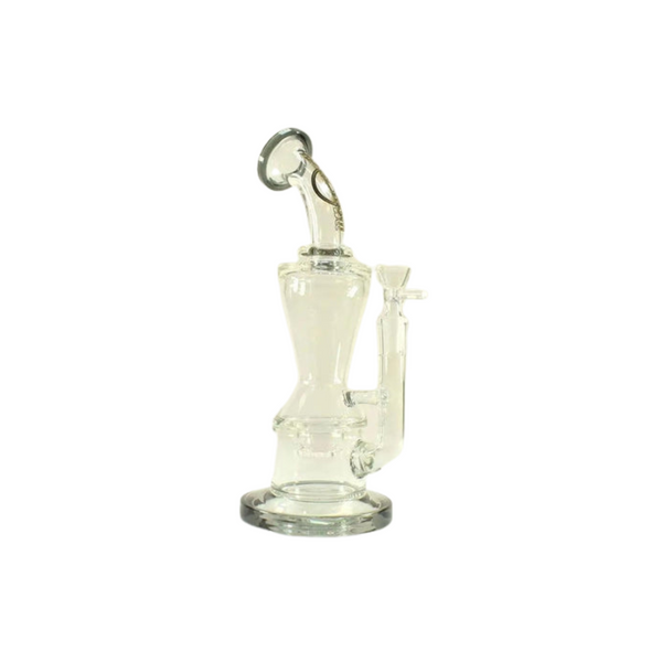 Big Mom 15" Color Trim Honeycomb Perc Swirl Water Pipe