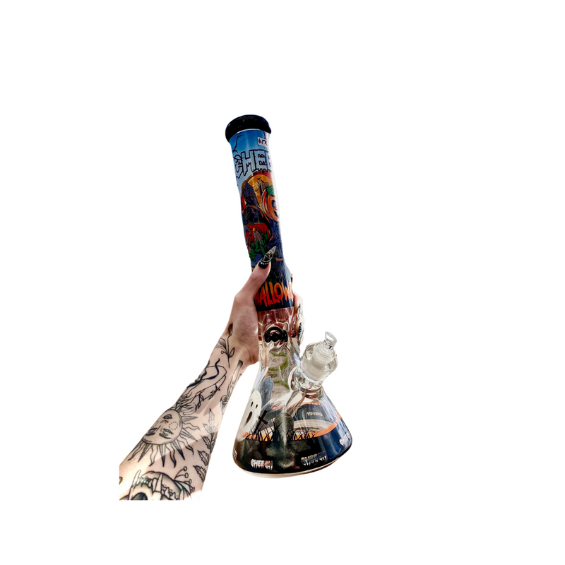 Cheech Glass 16" Limited Edition Halloween Beaker Water Pipe