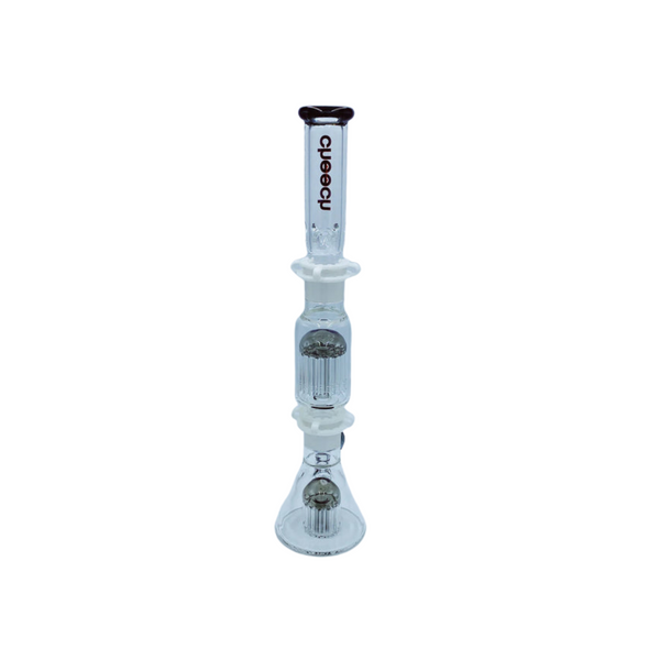 Cheech Glass 23" 3-Part Modular Henna Beaker Water Pipe