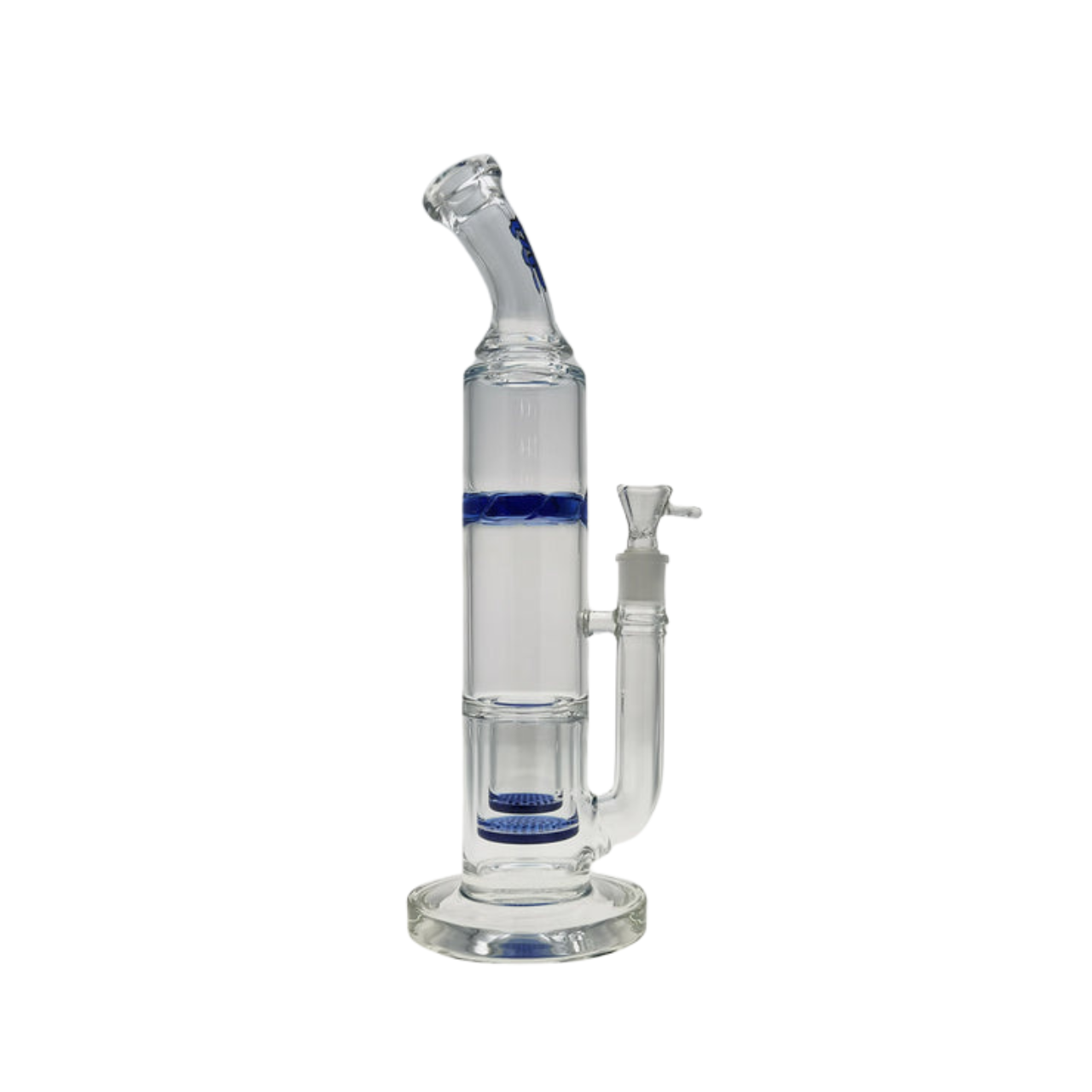 Chill Glass 16" Bent Neck Perc Water Pipe