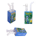 Clover Glass R&M 6" Juicebox Waterpipe