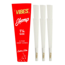 Vibes 1 1/4 Cones Hemp Red Box