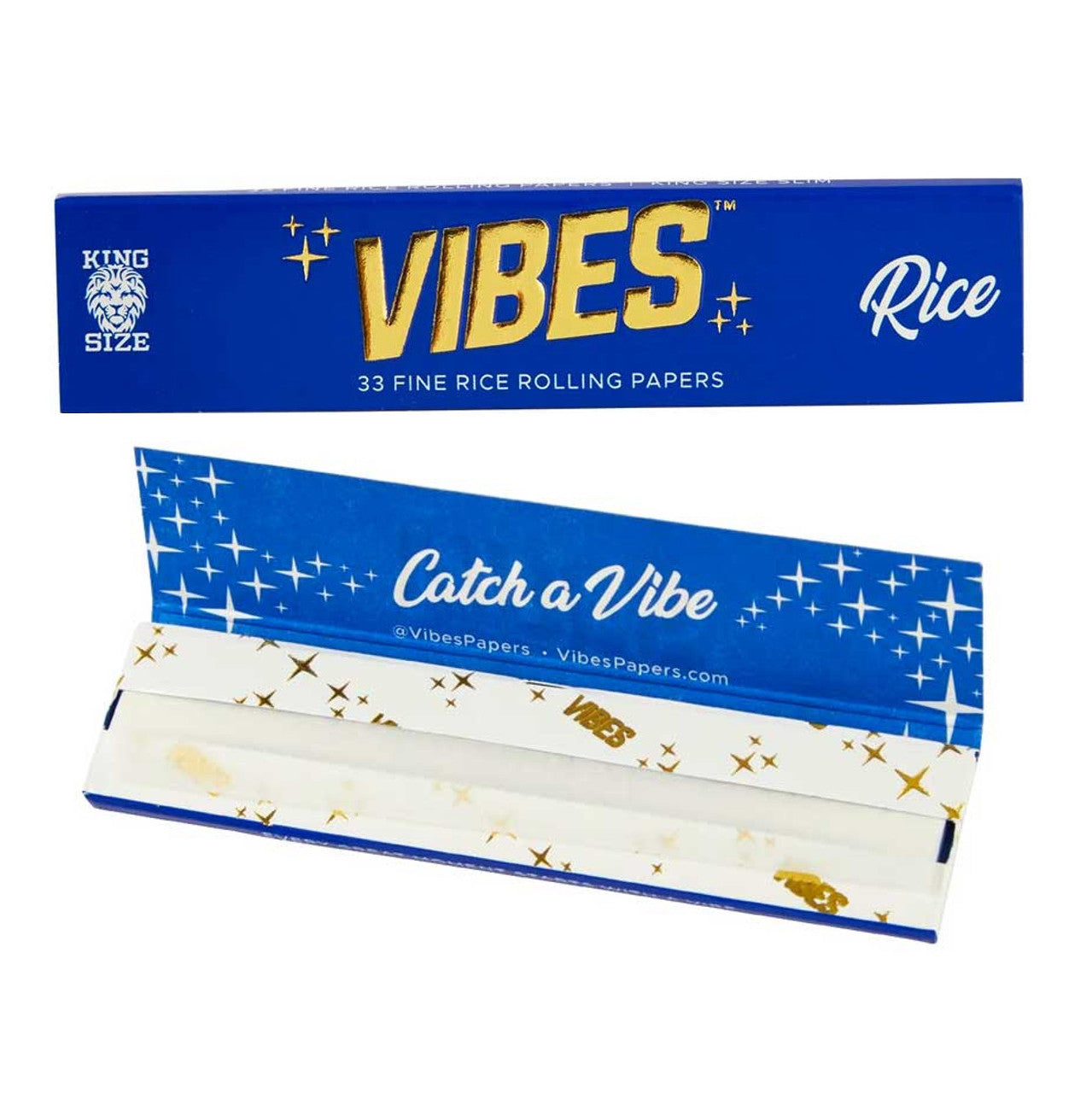 Vibes King Size Rice Paper - Blue Box