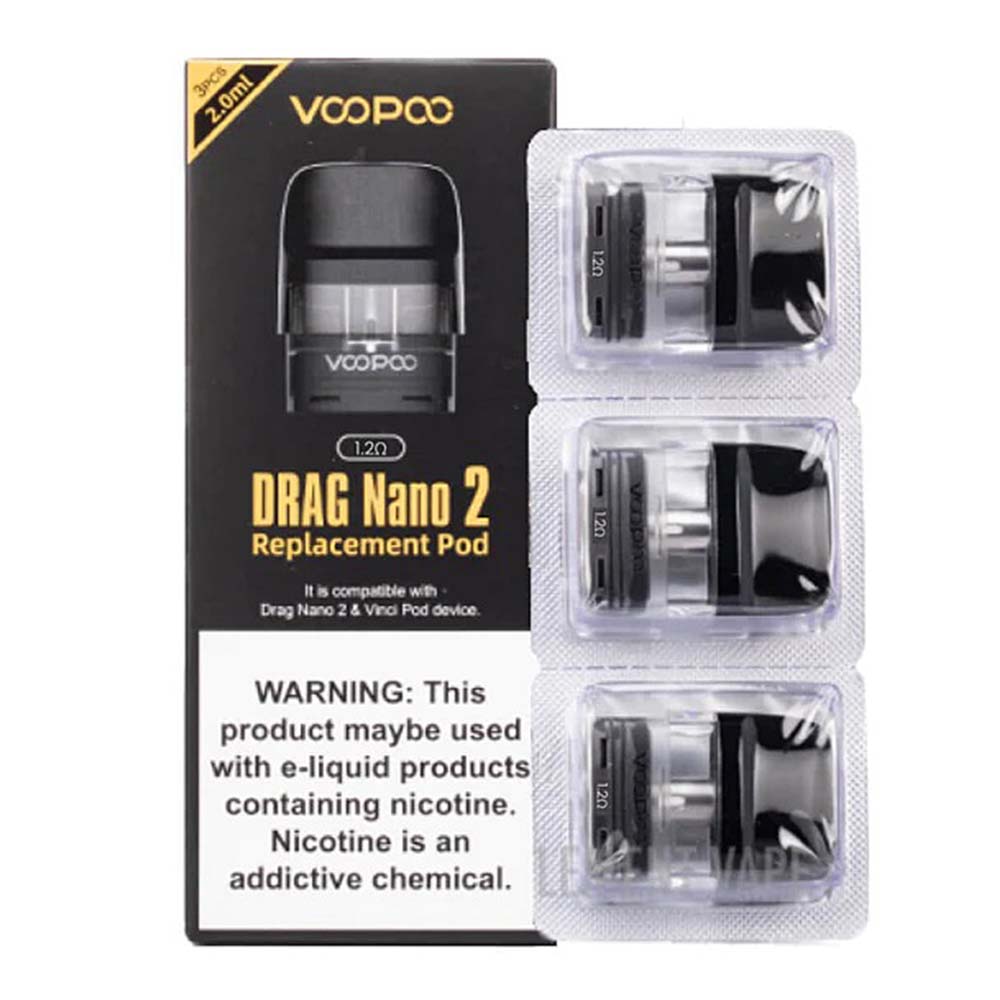 Voopoo Drag Nano 2 Replacement Pod 3-Pack
