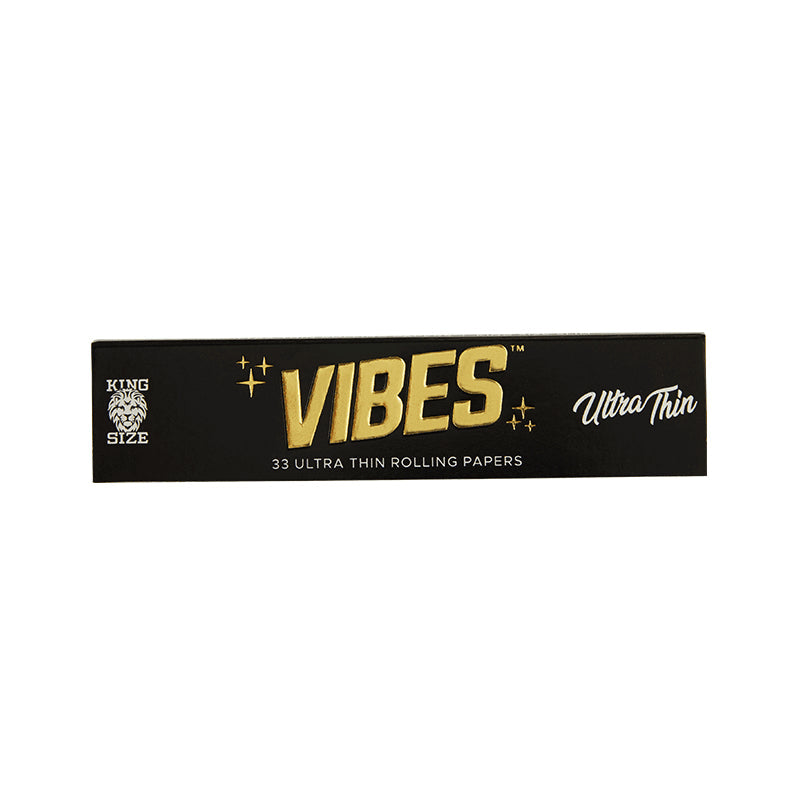 Vibes Ultra Thin King Size Paper - Black Box