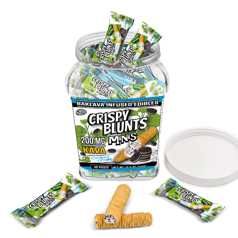 CRISPY BLUNTS MINIS 200MG KAVA EDIBLES