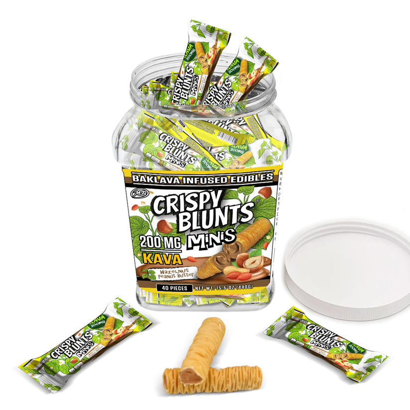CRISPY BLUNTS MINIS 200MG KAVA EDIBLES