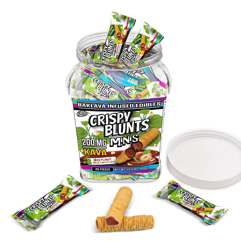 CRISPY BLUNTS MINIS 200MG KAVA EDIBLES