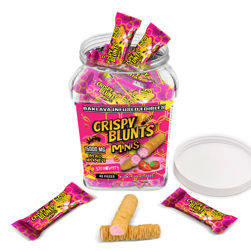 CRISPY BLUNTS MINIS 1500MG MAD HONEY EDIBLES