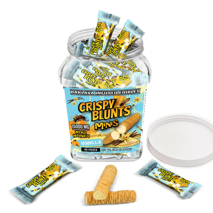 CRISPY BLUNTS MINIS 1500MG MAD HONEY EDIBLES