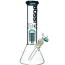 Boss Glass 12" Glass Water Pipe With Tree Arm Perc