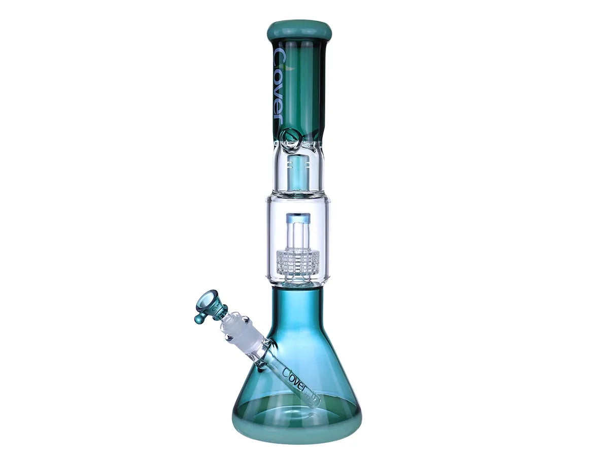 CLOVER GLASS 8" FROSTED WATER PIPE