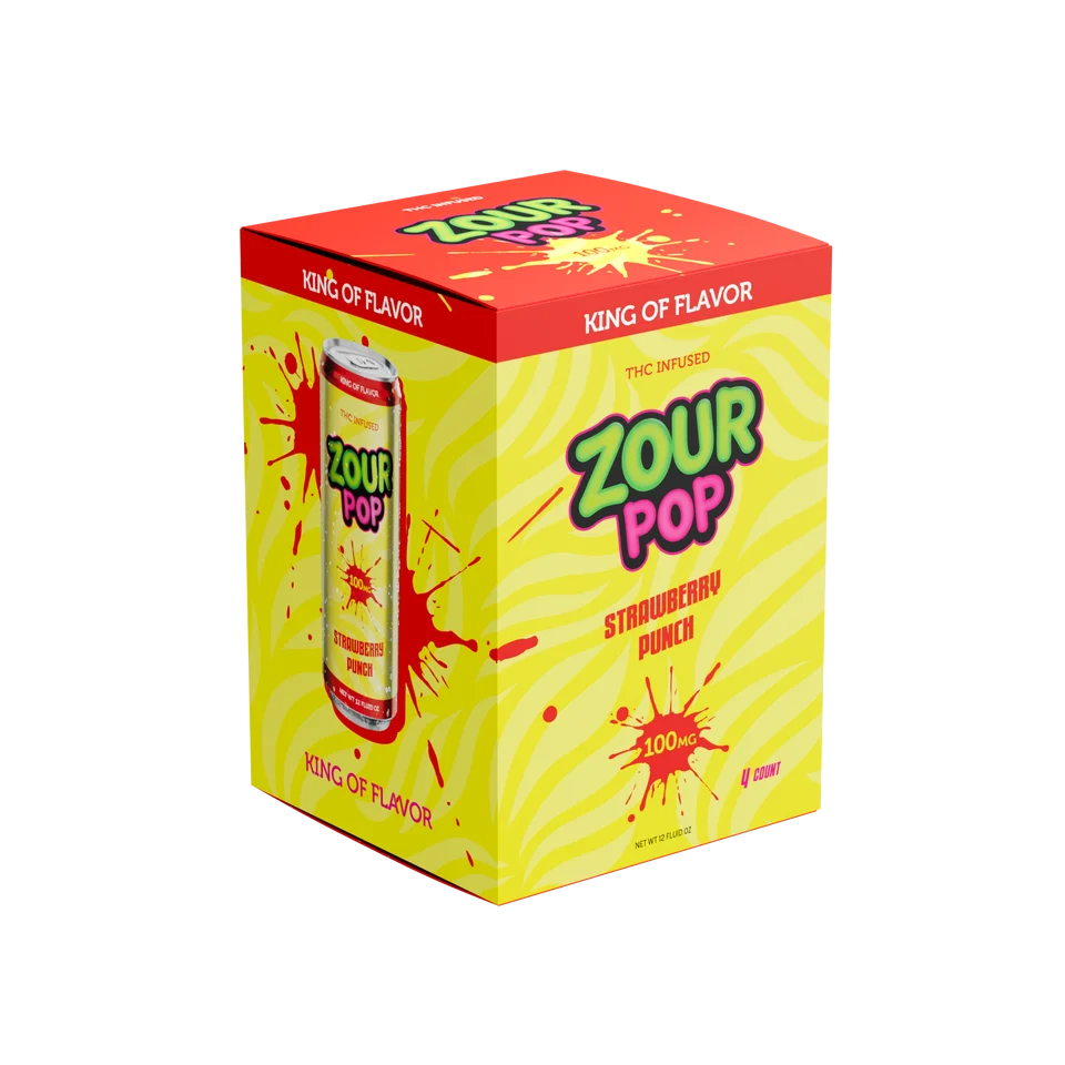 ZOUR POP D9 100MG DRINK